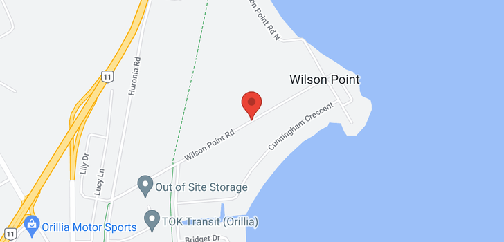 map of 4353 WILSON POINT ROAD N
